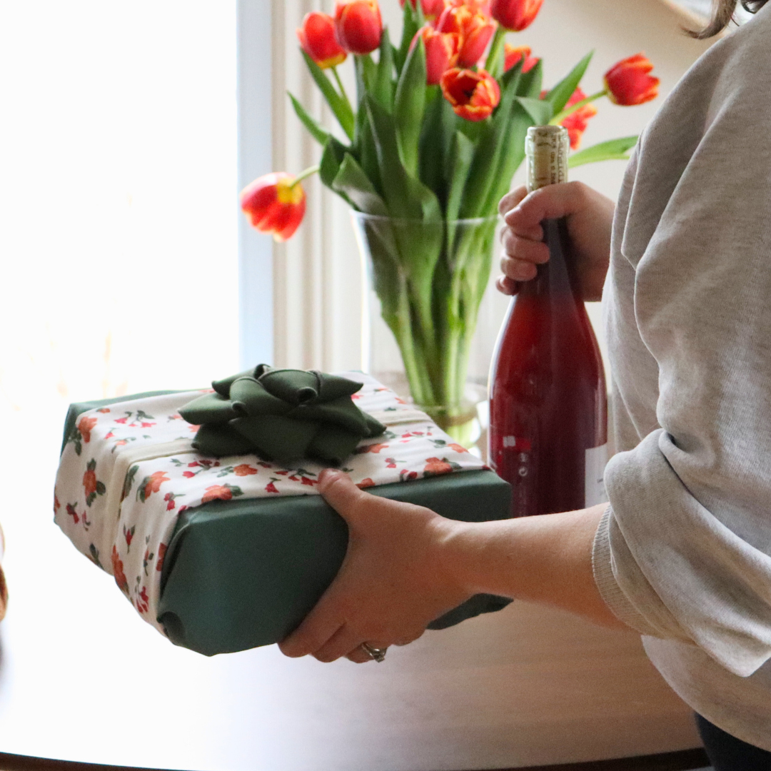 Flowers - Vice-Versaᴷᴵᵀ - Reusable Gift Wrap Made Of Recycled Fabric