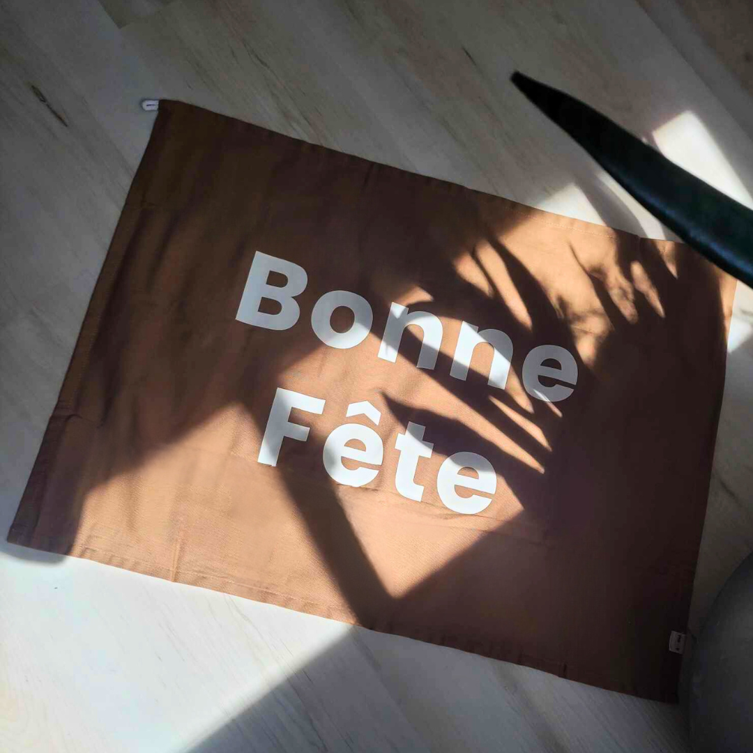 Affiche Bonne Fête réutilisable  - Caramel