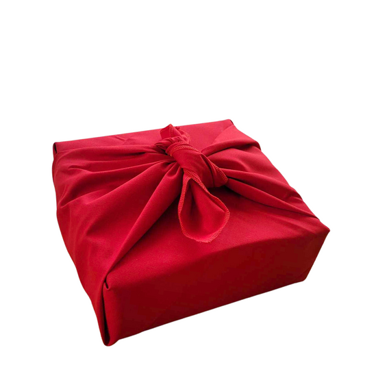 Emballage cadeau réutilisable Furoshiki - Rouge