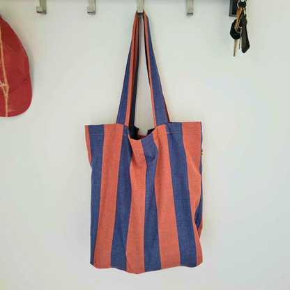 Sac réutilisable tote bag - Ligné