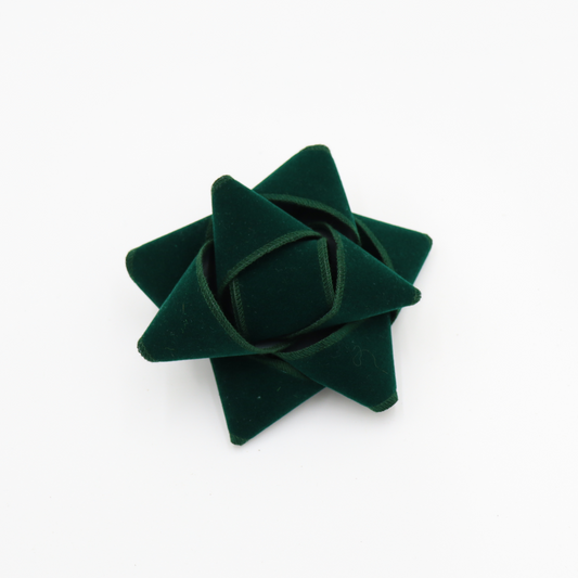 Reusable Gift Bow  - Velvet Green