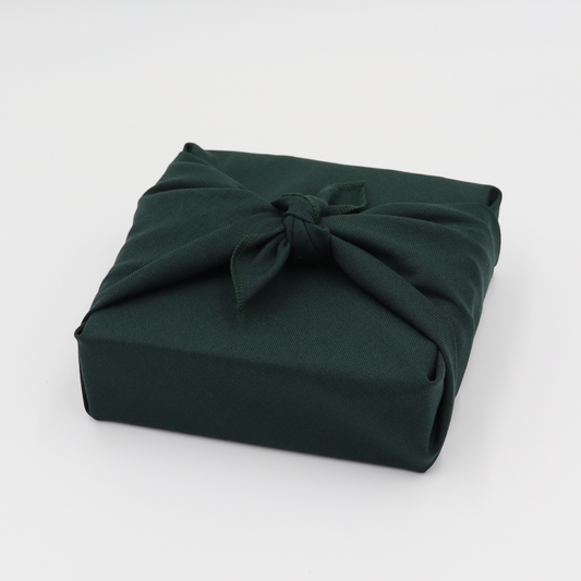 Emballage cadeau réutilisable Furoshiki - Vert forêt