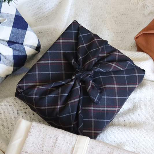 Furoshiki Reusable Gift Wrap - Traditional Navy